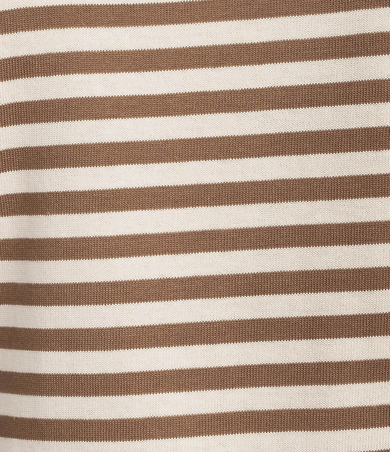 Mod Ref Knit Crew Stripe T-Shirt
