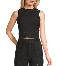 Mod Ref Knit Sparkle Coordinating Tank Top