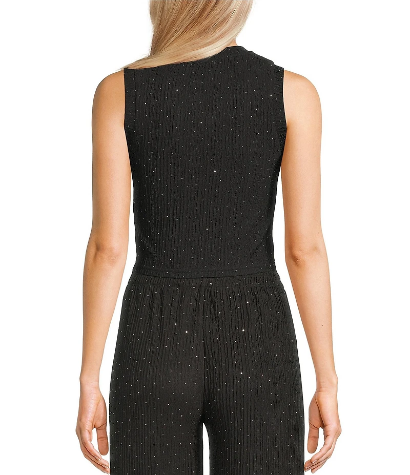 Mod Ref Knit Sparkle Coordinating Tank Top