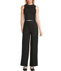 Mod Ref Knit Sparkle Coordinating Tank Top