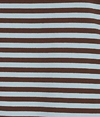 Mod Ref Knit Stripe Crew Neck Short Sleeve T-Shirt