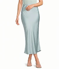 Mod Ref Maxi Satin Skirt