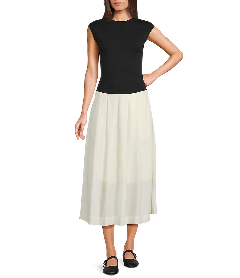 Mod Ref Mock Neck Maxi Dress
