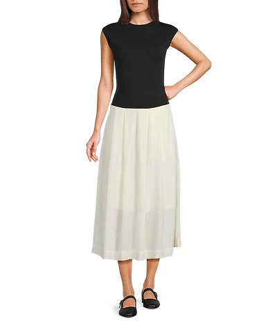 Mod Ref Mock Neck Maxi Dress