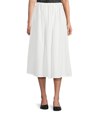 Mod Ref Pull On Poplin Maxi Skirt