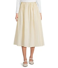 Mod Ref Pull On Poplin Maxi Skirt