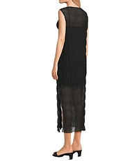 Mod Ref Sleeveless Mesh Maxi Dress