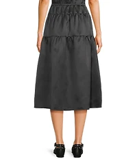 Mod Ref Taffeta Midi Coordinating Skirt