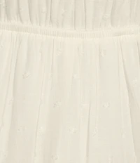 Moda Tara Square Neck Sleeveless Clip Dot Midi