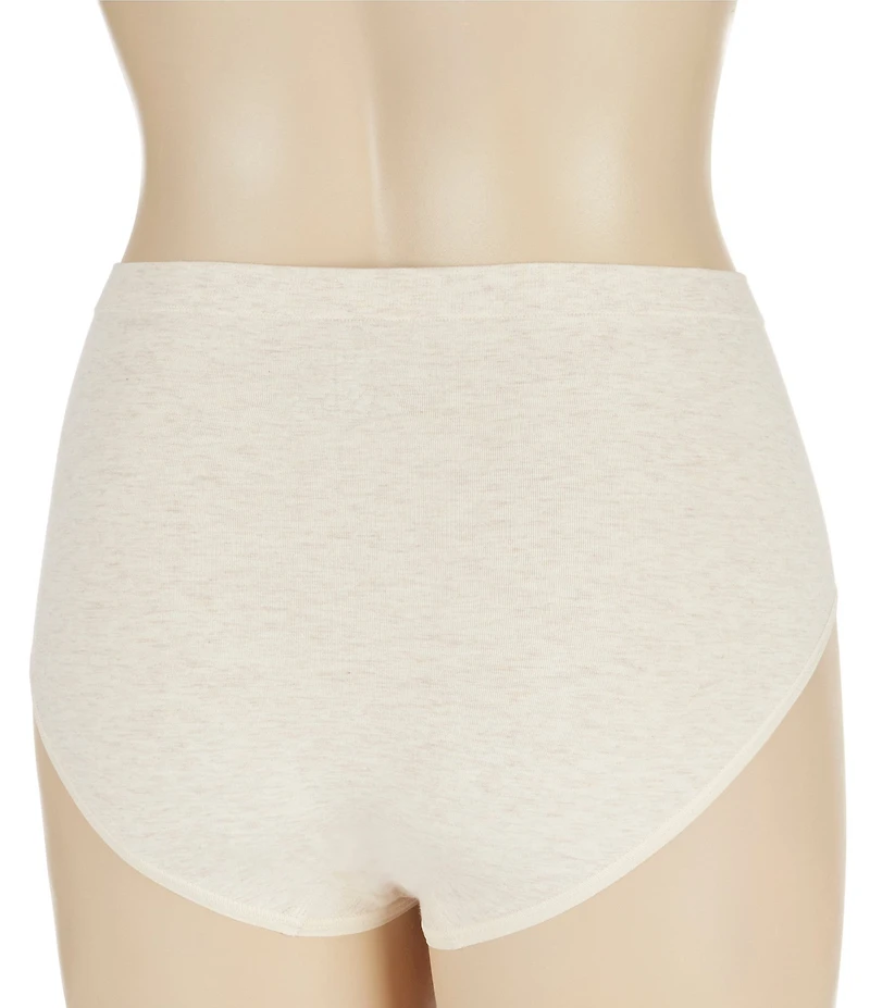 Modern Movement Heather Cotton Blend Seamless Brief Panty
