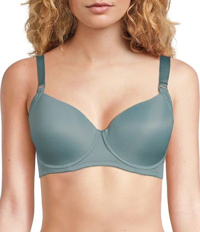 Modern Movement Printed 3D Curves Full-Busted Contour Wire U-Back BFF T-Shirt Bra