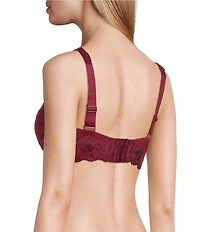 Modern Movement Satin Cut & Sewn Embroidered Bra