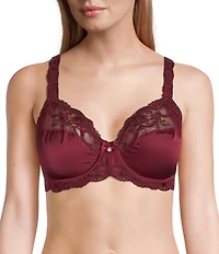 Modern Movement Satin Cut & Sewn Embroidered Bra