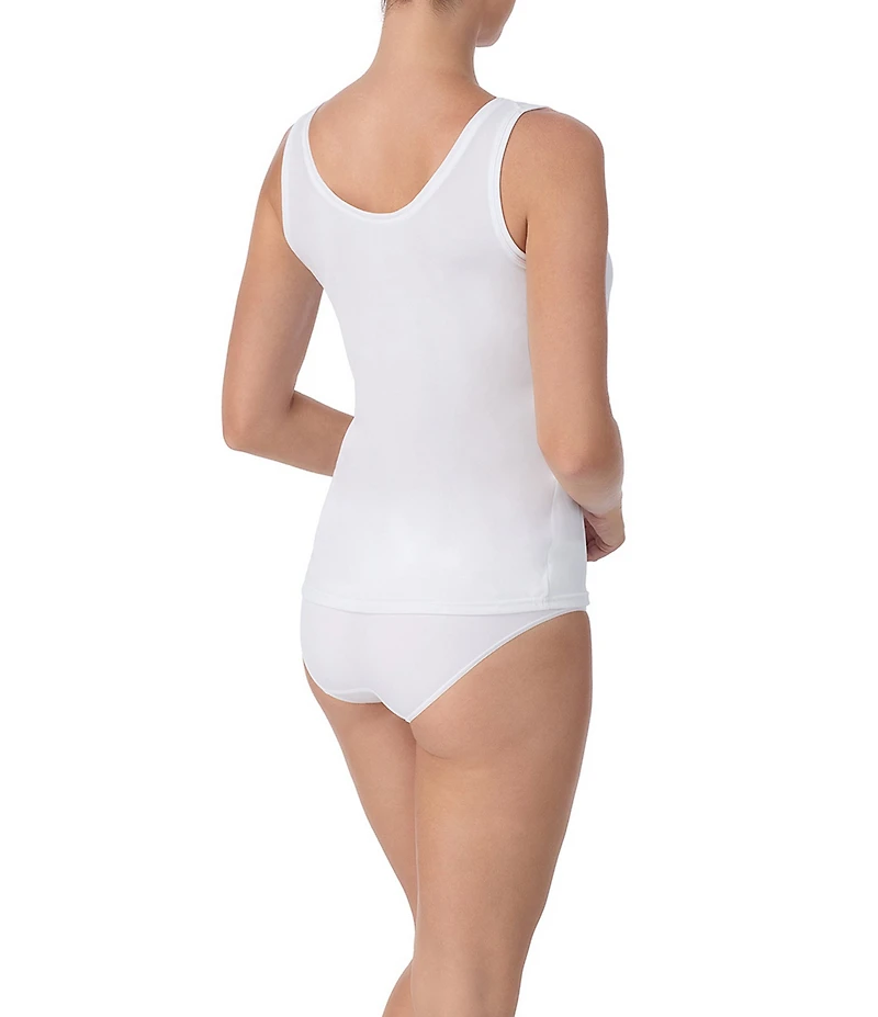 Modern Movement Reversible V-Neck Scoop Back Everyday Crepe Tank