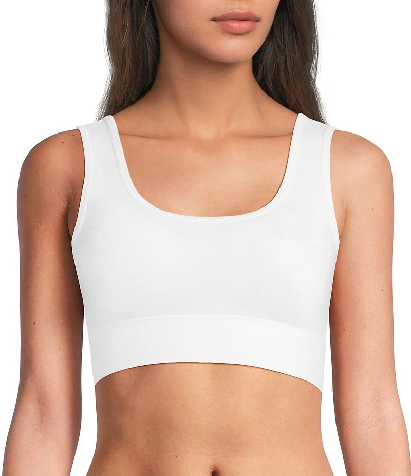 Modern Movement Scoop Neck Seamless Cropped Tank