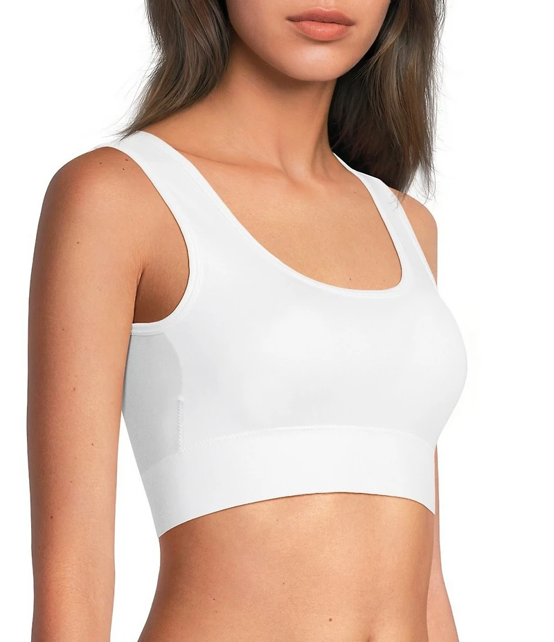 Modern Movement Scoop Neck Seamless Cropped Tank