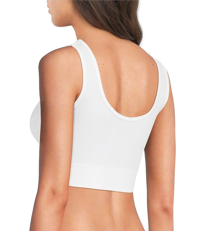 Modern Movement Scoop Neck Seamless Cropped Tank