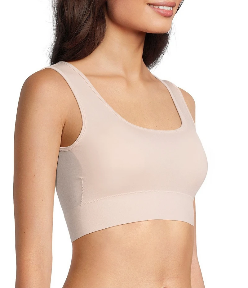 Modern Movement Scoop Neck Seamless Cropped Tank
