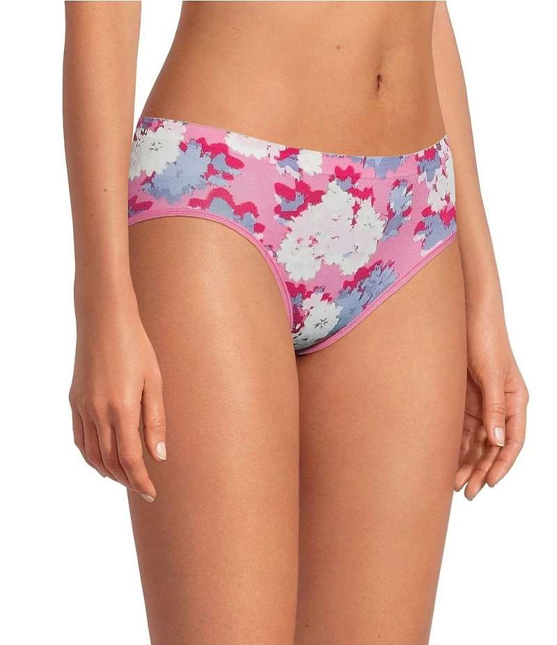 Modern Movement Seamless Floral Print Hipster Panty