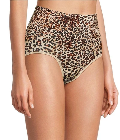 Modern Movement Stretch Seamless Leopard Print Brief Panty