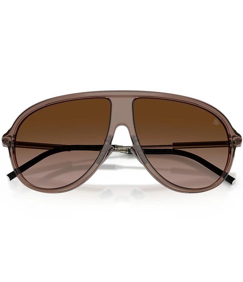 Moncler Unisex Glyde 61mm Aviator Sunglasses