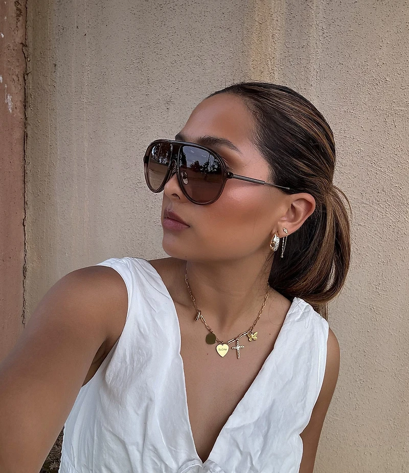 Moncler Unisex Glyde 61mm Aviator Sunglasses
