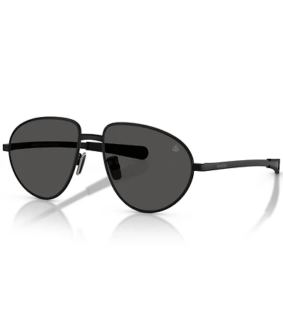 Moncler Unisex Steely 55mm Aviator Sunglasses