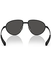 Moncler Unisex Steely 55mm Aviator Sunglasses