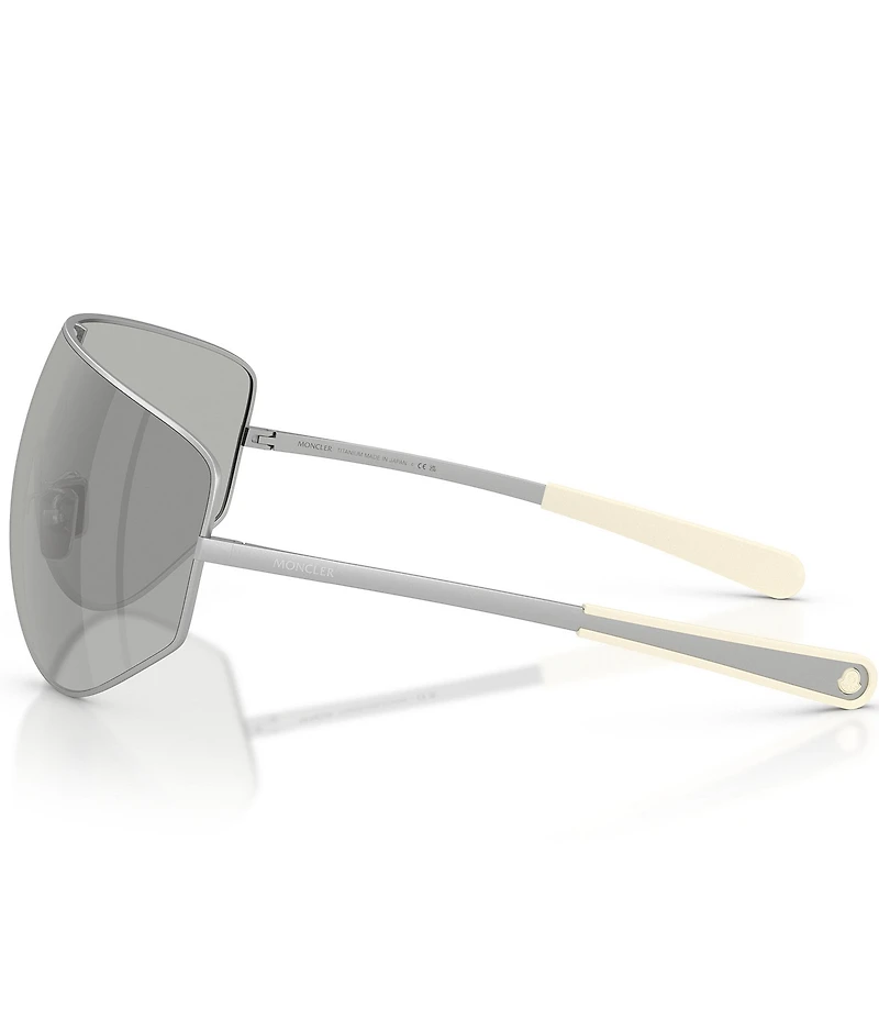 Moncler Unisex Tanium 45mm Shield Sunglasses