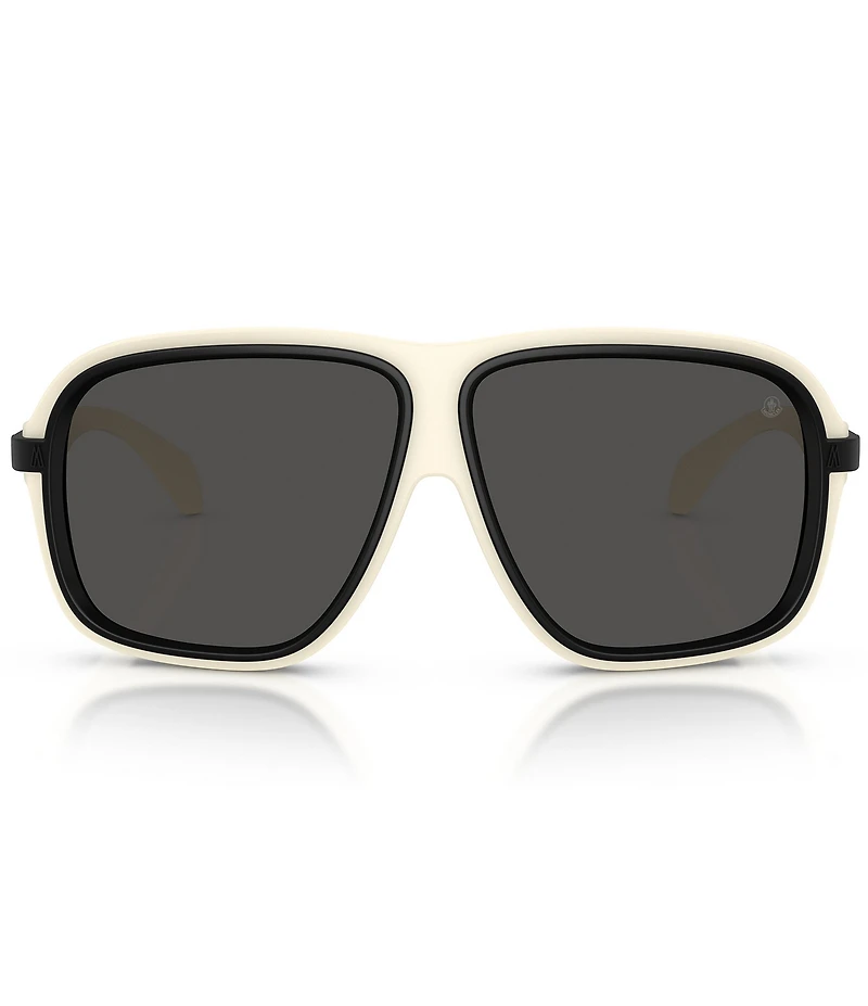 Moncler Unisex Two Tone 62mm Shield Sunglasses