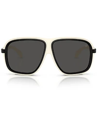 Moncler Unisex Two Tone 62mm Shield Sunglasses