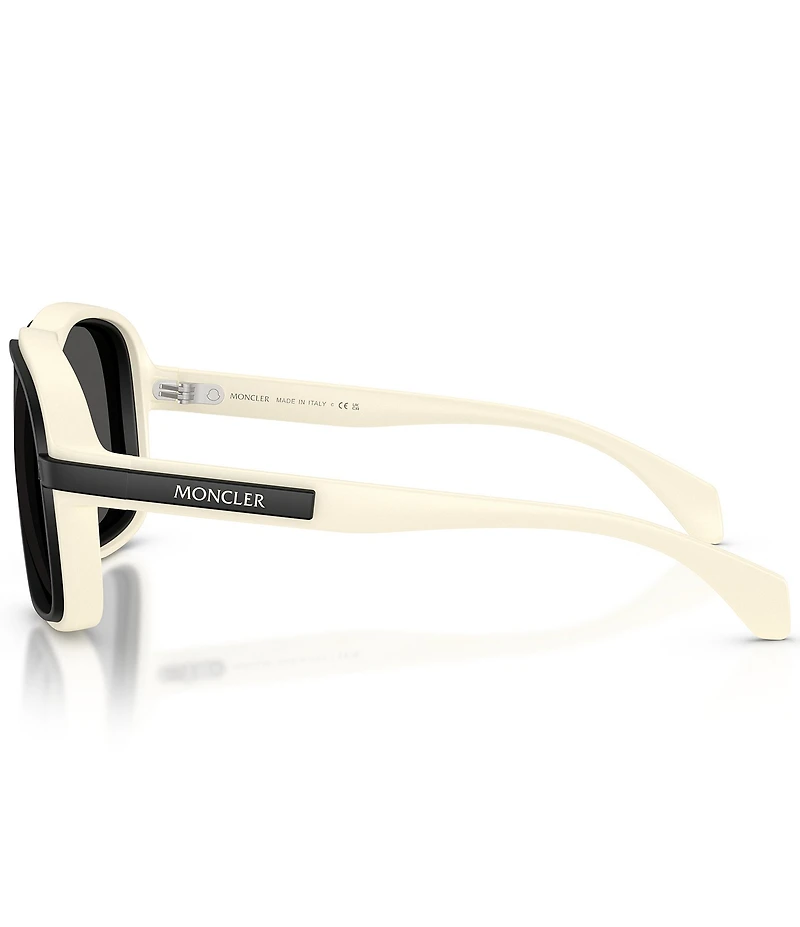 Moncler Unisex Two Tone 62mm Shield Sunglasses