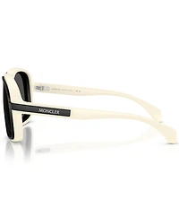 Moncler Unisex Two Tone 62mm Shield Sunglasses