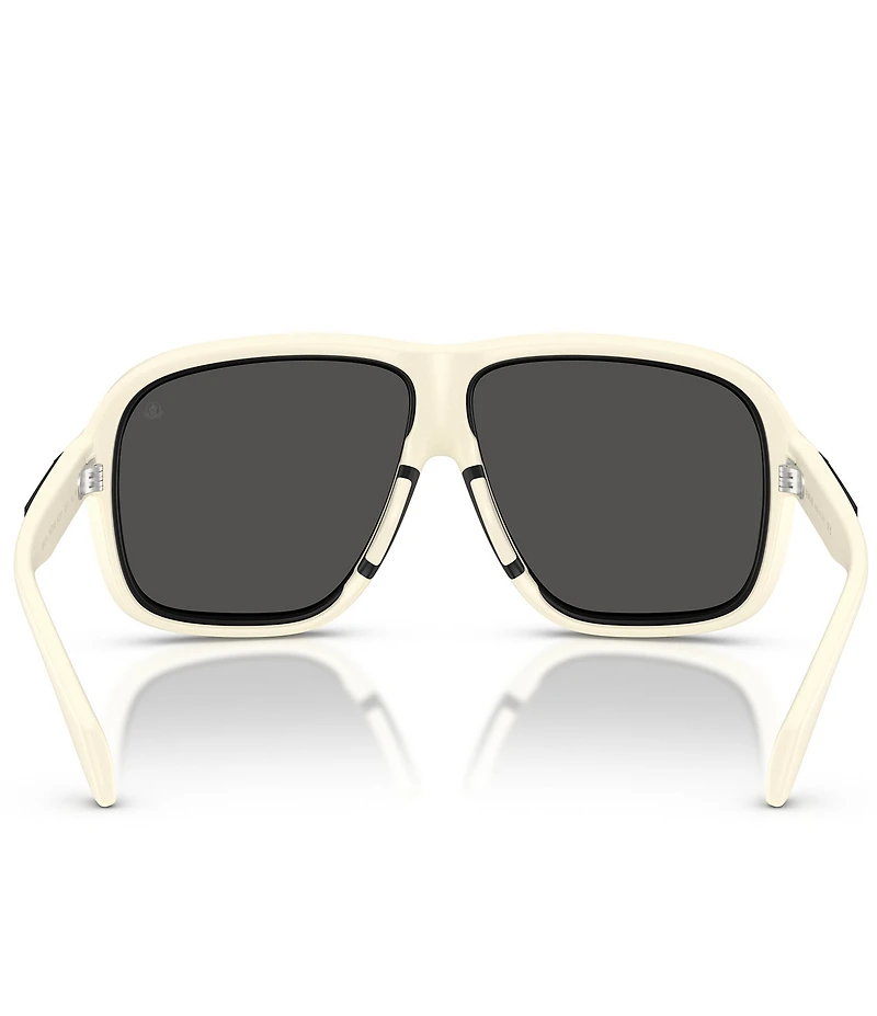 Moncler Unisex Two Tone 62mm Shield Sunglasses