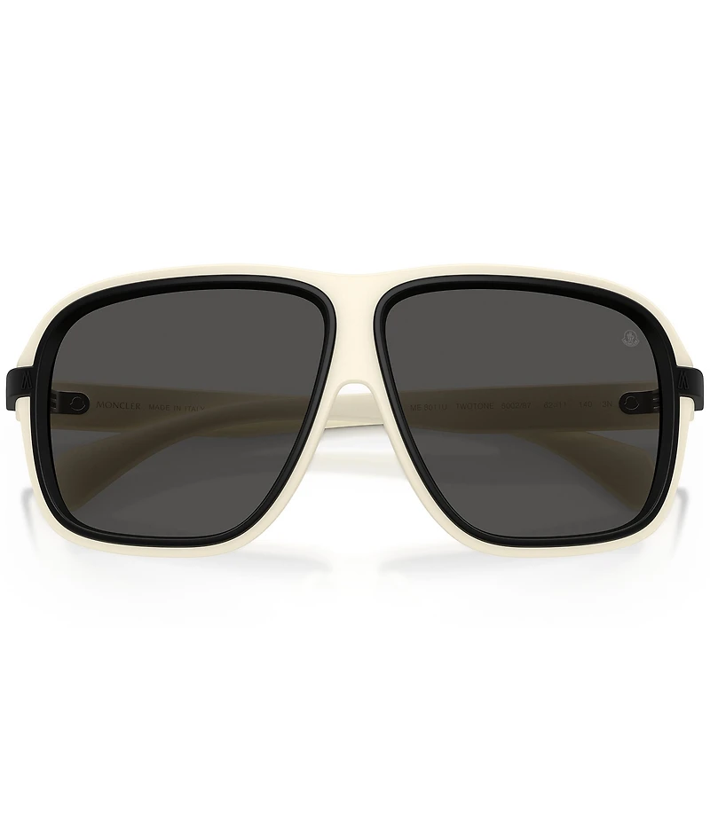 Moncler Unisex Two Tone 62mm Shield Sunglasses