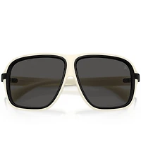 Moncler Unisex Two Tone 62mm Shield Sunglasses