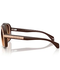 Moncler Unisex Two Tone 62mm Shield Sunglasses