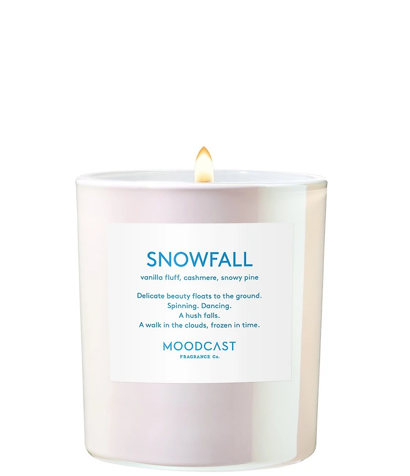 Moodcast Fragrance Co. Snowfall Pearlescent Coconut Wax Candle