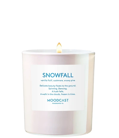 Moodcast Fragrance Co. Snowfall Pearlescent Coconut Wax Candle
