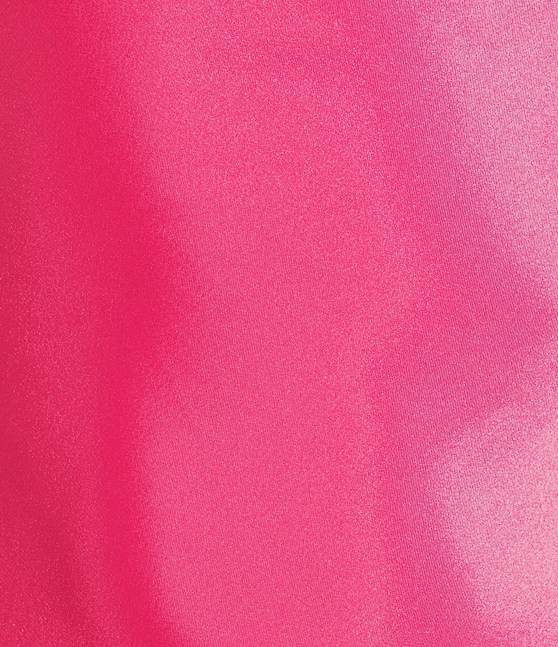 Morgan & Co. Sleeveless Long Spaghetti Strap Charmeuse Draped Front And X Back Long Dress