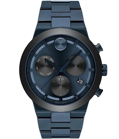 Movado Men's Bold Fusion Blue Chronograph Bracelet Watch
