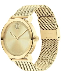 Movado Bold Men's Evolution 2.0 Quartz Analog Gold Mesh Bracelet Watch