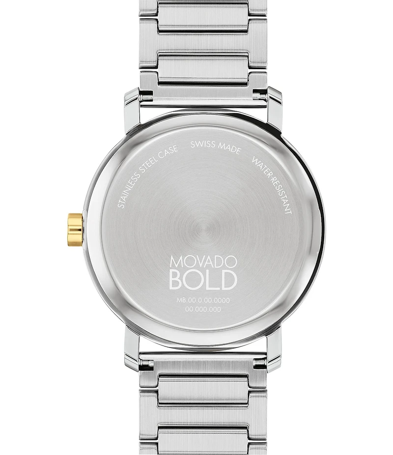 Movado Bold Men's Evolution 2.0 Quartz Analog Stainless Steel Bracelet Watch