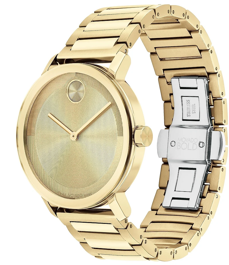 Movado Bold Men's Evolution 2.0 Quartz Analog Stainless Steel Bracelet Watch