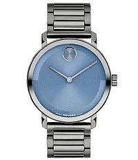 Movado Bold Men's Evolution 2.0 Quartz Analog Rose Grey Tone Stainless Steel Bracelet Watch