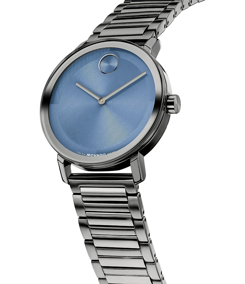 Movado Bold Men's Evolution 2.0 Quartz Analog Rose Grey Tone Stainless Steel Bracelet Watch