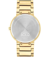 Movado Bold Men's Quartz Analog Gold Stainless Steel Bracelet Watch