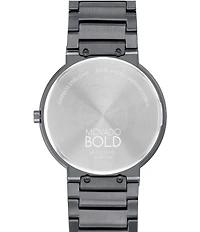 Movado Bold Men's Quartz Analog Grey Stainless Steel Bracelet Watch