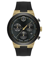 Movado Bold Men's Quartz Chronograph Silicone Strap Watch