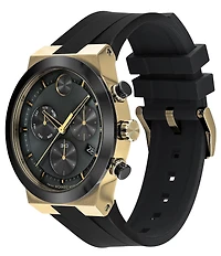 Movado Bold Men's Quartz Chronograph Silicone Strap Watch